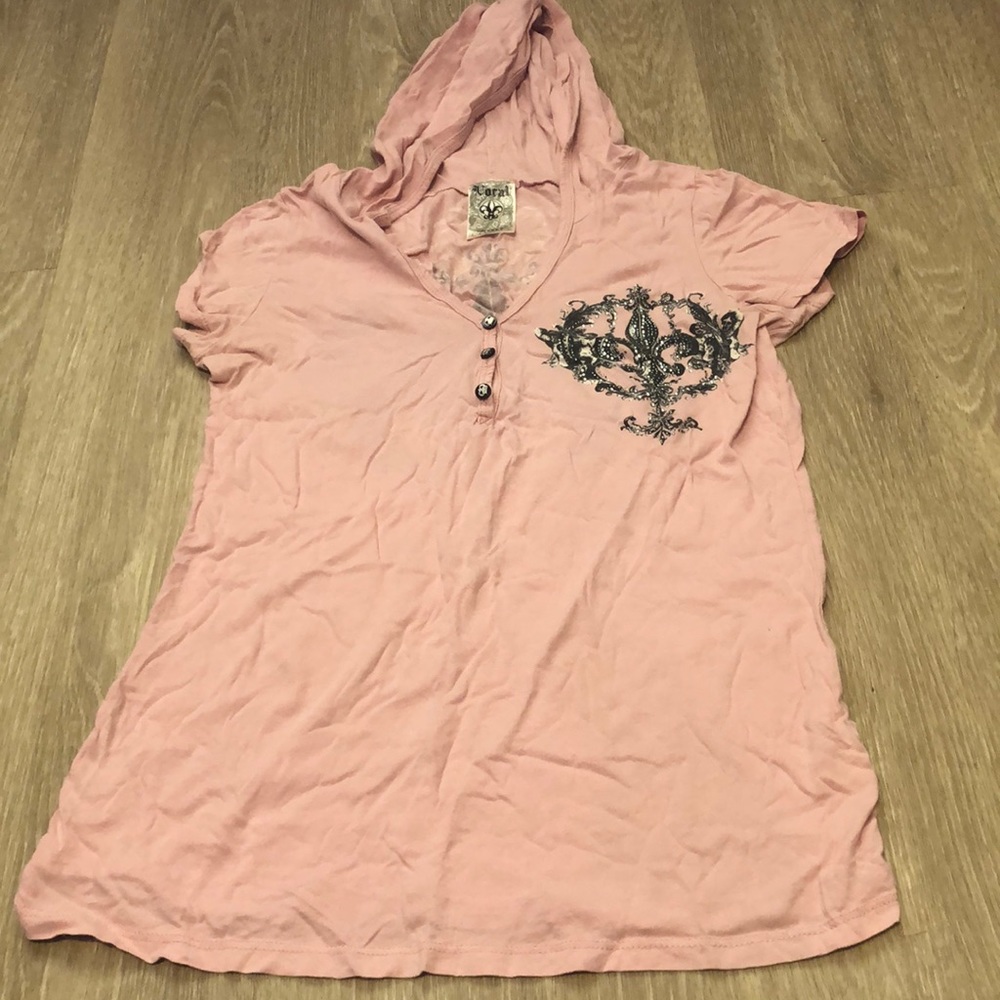 Vocal Apparel hooded tee shirt